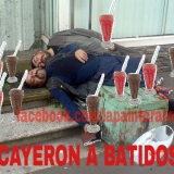 cayeron a batidos