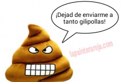 mierda enfadada
