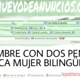 mujer bilingüe