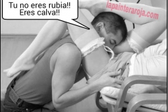 rubia no calva